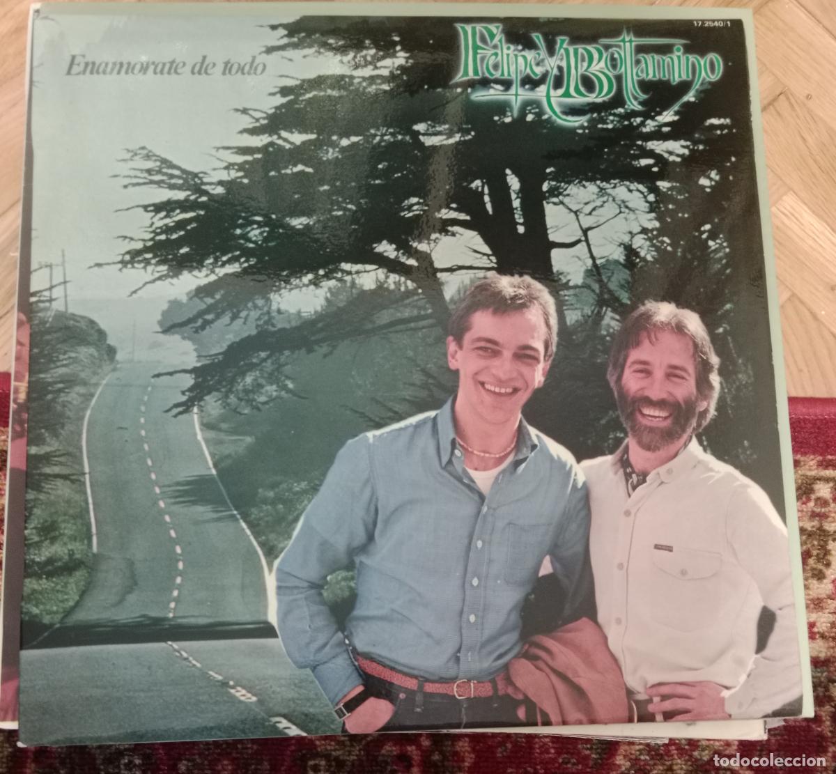 Discos de vinilo: Felipe Y Bottamino &ndash; Enamorate De Todo Lp Espa&ntilde;a 1981