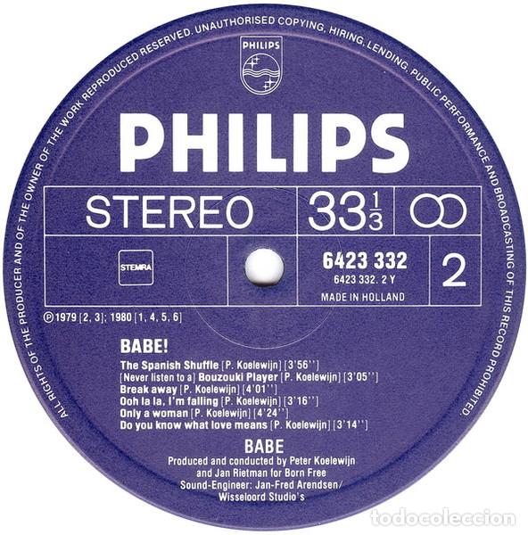 Discos de vinilo: Babe, Babe! - LP Album Stereo - Foto 4