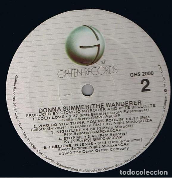 Discos de vinilo: Donna Summer, The Wanderer - LP - Foto 6