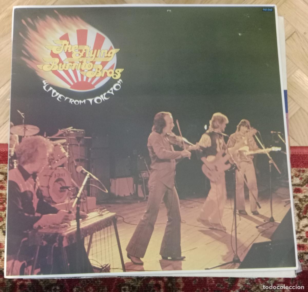 Discos de vinilo: The Flying Burrito Bros &ndash; Live From Tokyo Lp Espa&ntilde;a 1983