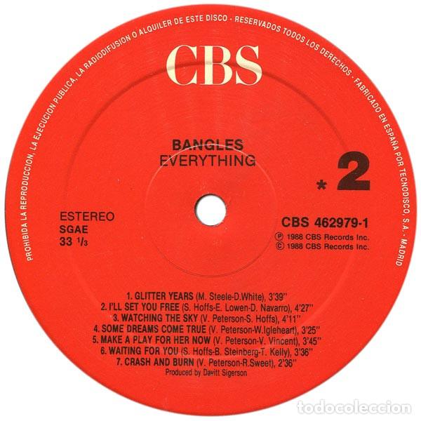 Discos de vinilo: Bangles, Everything - LP - Foto 4