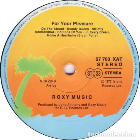 Discos de vinilo: Roxy Music, For Your Pleasure - LP - Foto 5