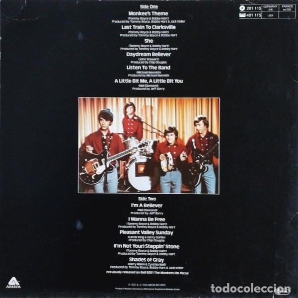 Discos de vinilo: The Monkees, Greatest Hits - LP - Foto 2