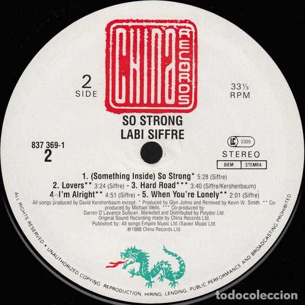 Discos de vinilo: Labi Siffre, So Strong - LP - Foto 4