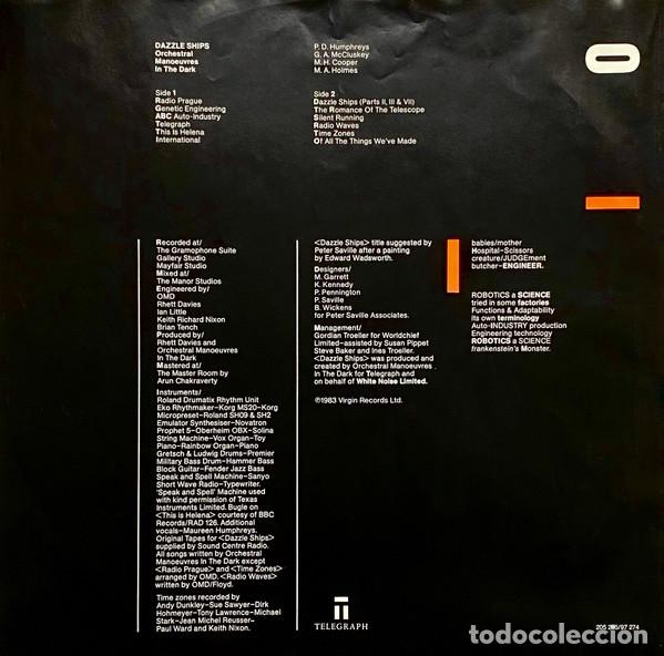 Discos de vinilo: O.M.D., Dazzle Ships - LP - Foto 5