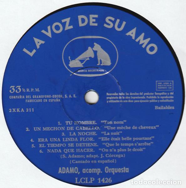 Discos de vinilo: Adamo, Canta En Espa&ntilde;ol - LP - Foto 4