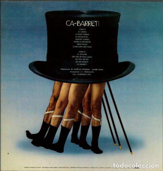 Discos de vinilo: La Trinca, Ca-Barret! - LP - Foto 2