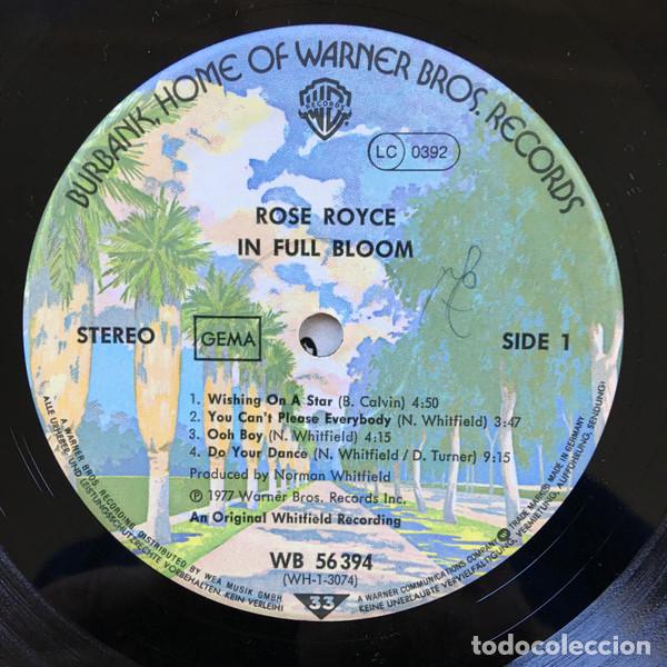 Discos de vinilo: Rose Royce, In Full Bloom - LP - Foto 5