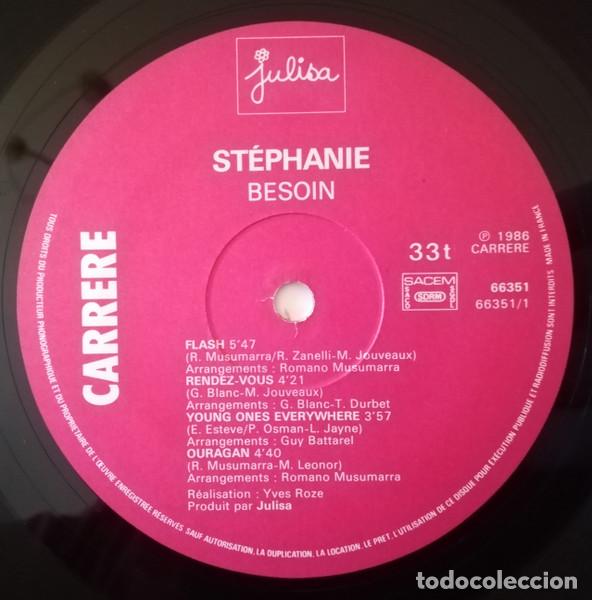 Discos de vinilo: Stephanie, Besoin - LP - Foto 5