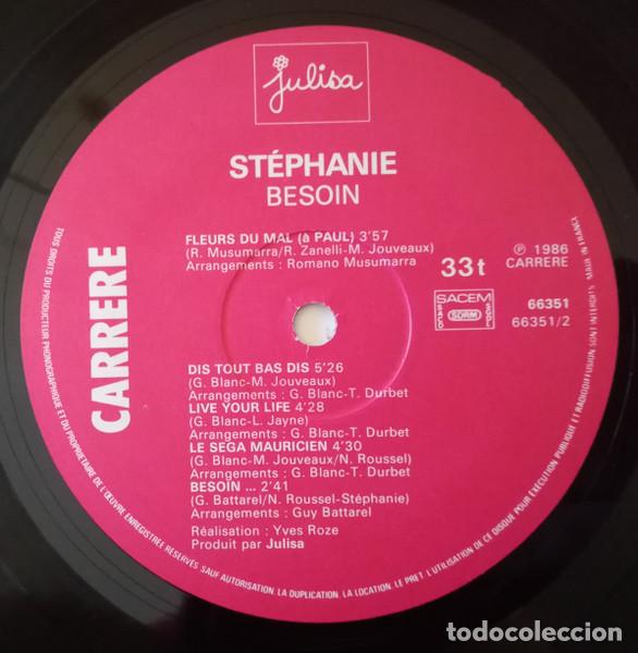 Discos de vinilo: Stephanie, Besoin - LP - Foto 6