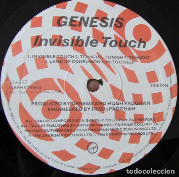 Discos de vinilo: Genesis, Invisible Touch - LP - Foto 3
