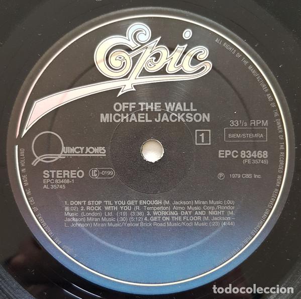Discos de vinilo: Michael Jackson, Off The Wall - LP - Foto 6