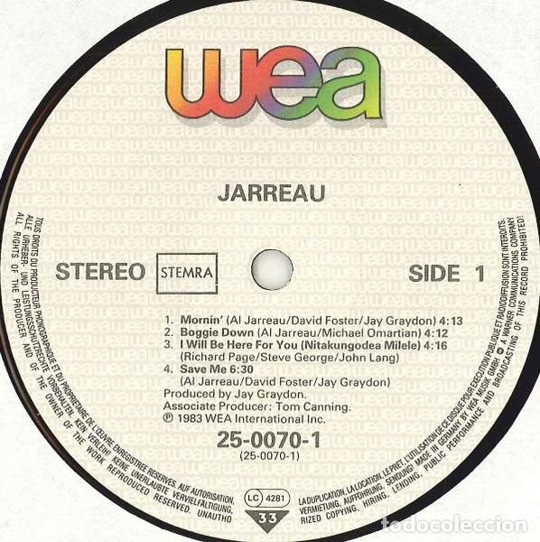 Discos de vinilo: Al Jarreau, Jarreau - LP - Foto 5