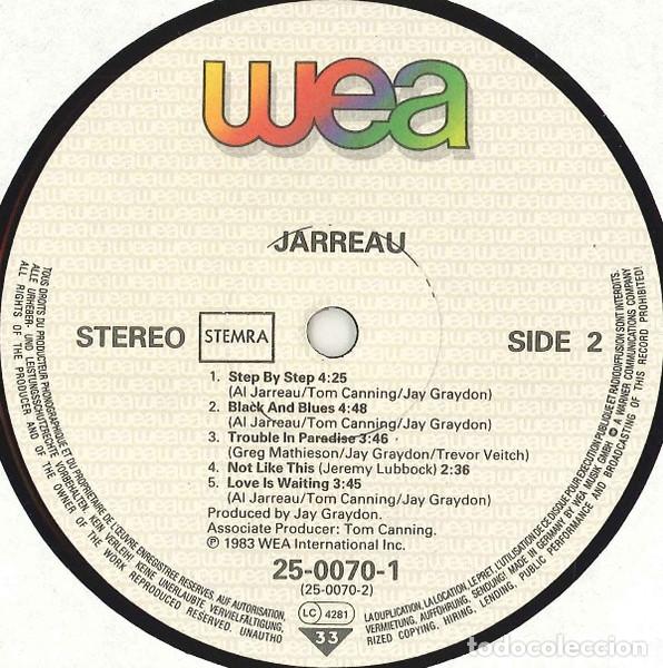 Discos de vinilo: Al Jarreau, Jarreau - LP - Foto 6