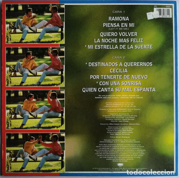 Discos de vinilo: D&uacute;o Din&aacute;mico, Tal Cual - LP - Foto 2