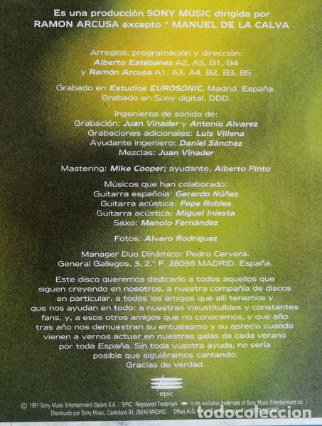 Discos de vinilo: D&uacute;o Din&aacute;mico, Tal Cual - LP - Foto 5