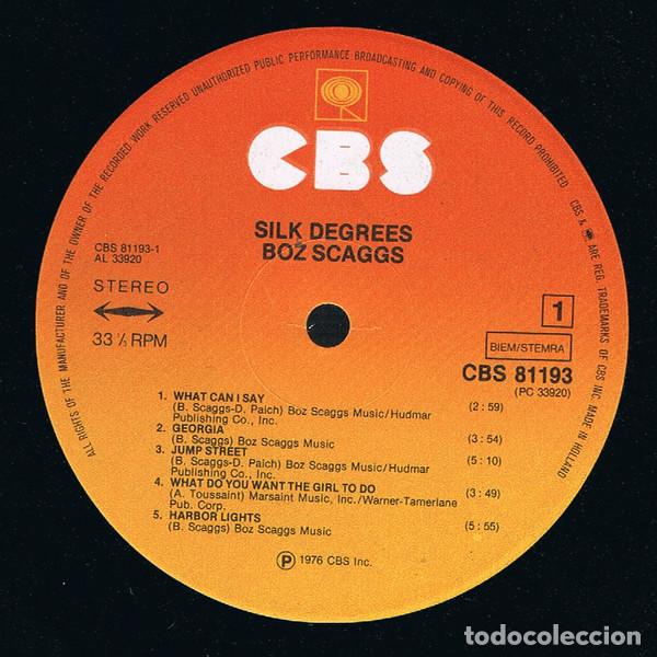 Discos de vinilo: Boz Scaggs, Silk Degrees - LP - Foto 2