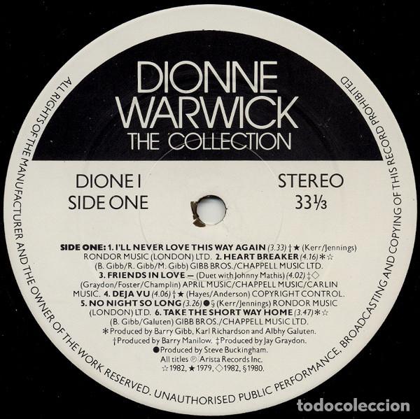 Discos de vinilo: Dionne Warwick, The Collection - LP - Foto 5