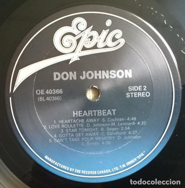 Discos de vinilo: Don Johnson, Heartbeat - LP - Foto 6