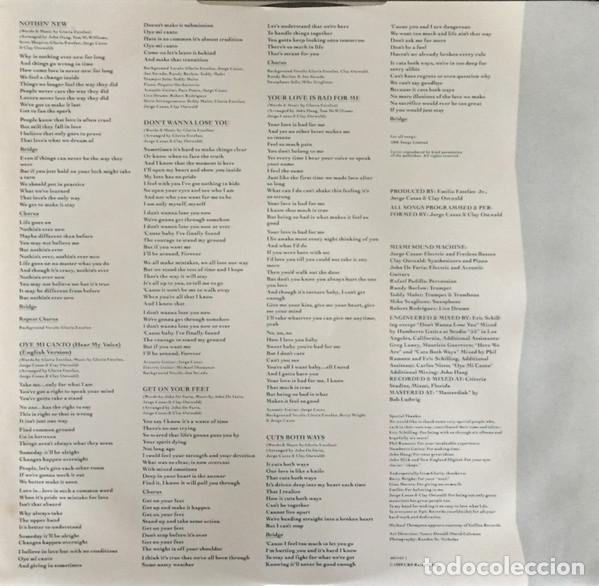 Discos de vinilo: Gloria Estefan, Cuts Both Ways - LP - Foto 6