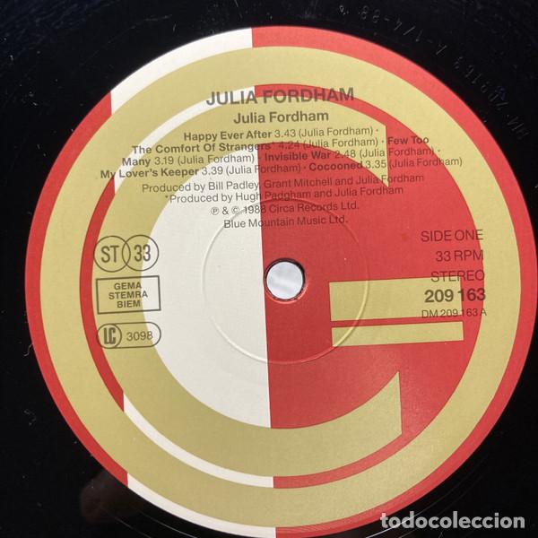 Discos de vinilo: Julia Fordham, Julia Fordham - LP - Foto 5