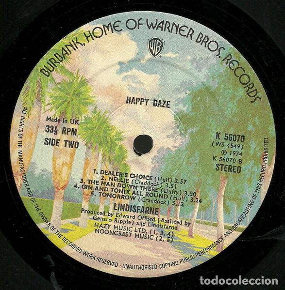 Discos de vinilo: Lindisfarne, Happy Daze - LP - Foto 4