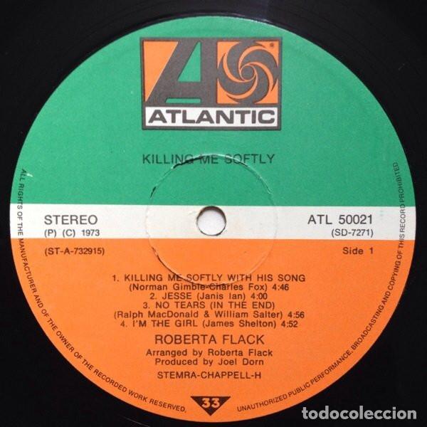 Discos de vinilo: Roberta Flack, Killing Me Softly - LP - Foto 6