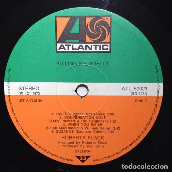 Discos de vinilo: Roberta Flack, Killing Me Softly - LP - Foto 7