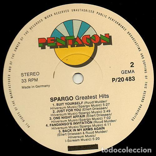 Discos de vinilo: Spargo, Greatest Hits - LP - Foto 4