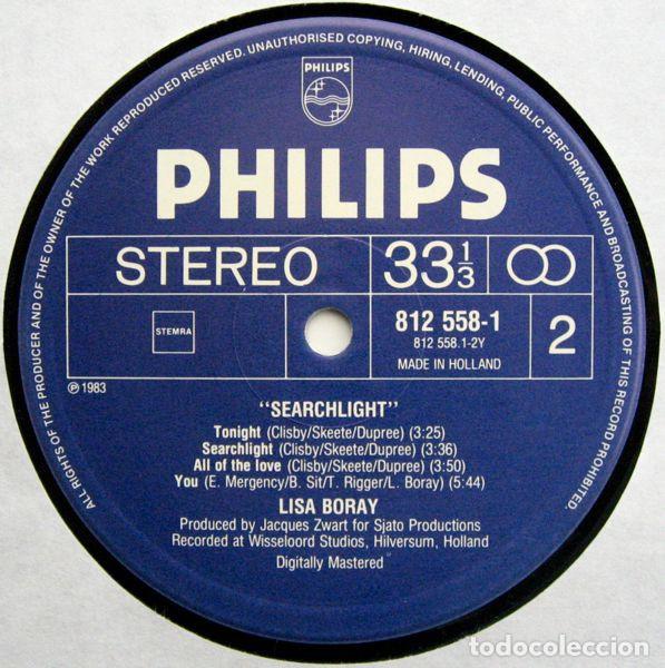 Discos de vinilo: Lisa Boray, Searchlight - LP - Foto 4