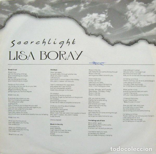 Discos de vinilo: Lisa Boray, Searchlight - LP - Foto 5
