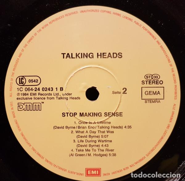 Discos de vinilo: Talking Heads, Stop Making Sense - LP - Foto 4