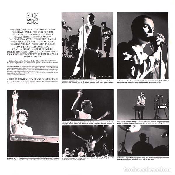 Discos de vinilo: Talking Heads, Stop Making Sense - LP - Foto 5