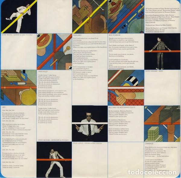 Discos de vinilo: Fischer-Z, Word Salad - LP - Foto 6