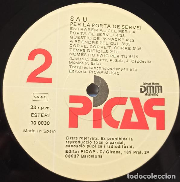 Discos de vinilo: Sau, Per La Porta De Servei - LP - Foto 4