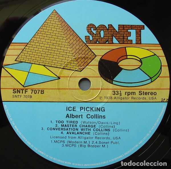 Discos de vinilo: Albert Collins, Ice Pickin - LP - Foto 3