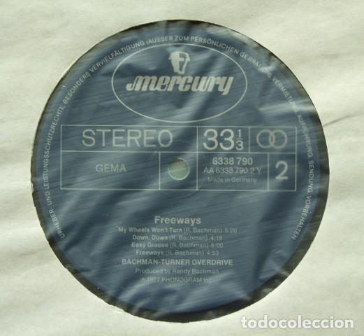 Discos de vinilo: Bachman-Turner Overdrive, Freeways - LP - Foto 4
