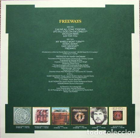 Discos de vinilo: Bachman-Turner Overdrive, Freeways - LP - Foto 5