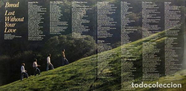 Discos de vinilo: Bread, Lost Without Your Love - LP - Foto 2