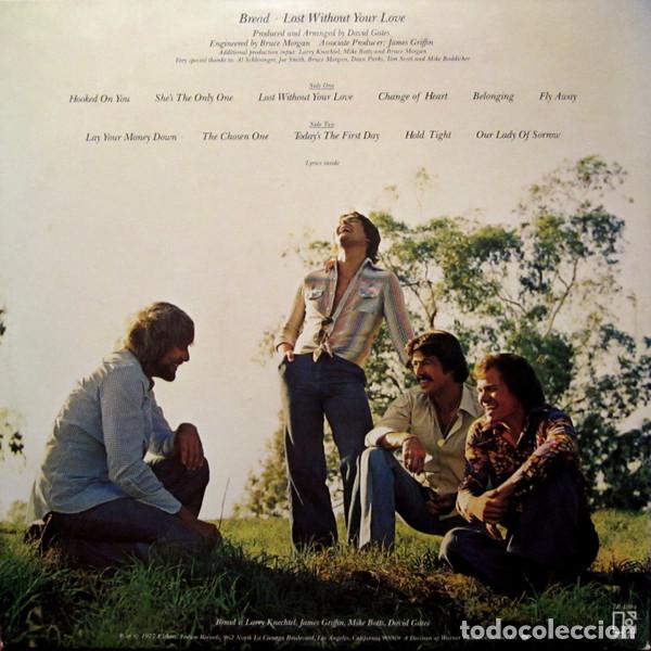 Discos de vinilo: Bread, Lost Without Your Love - LP - Foto 3