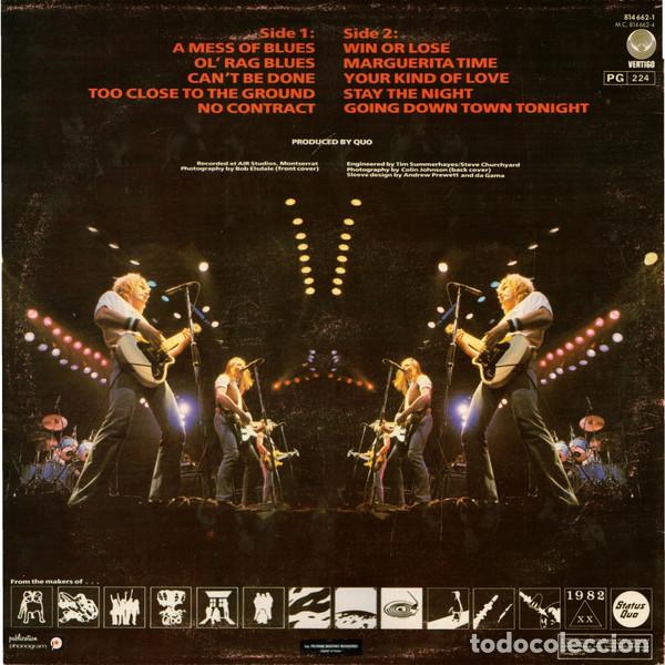Discos de vinilo: Status Quo, Back To Back - LP - Foto 2