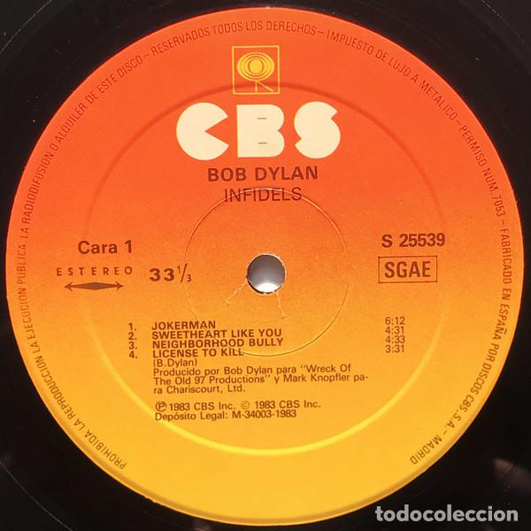 Discos de vinilo: Bob Dylan, Infidels - LP - Foto 3