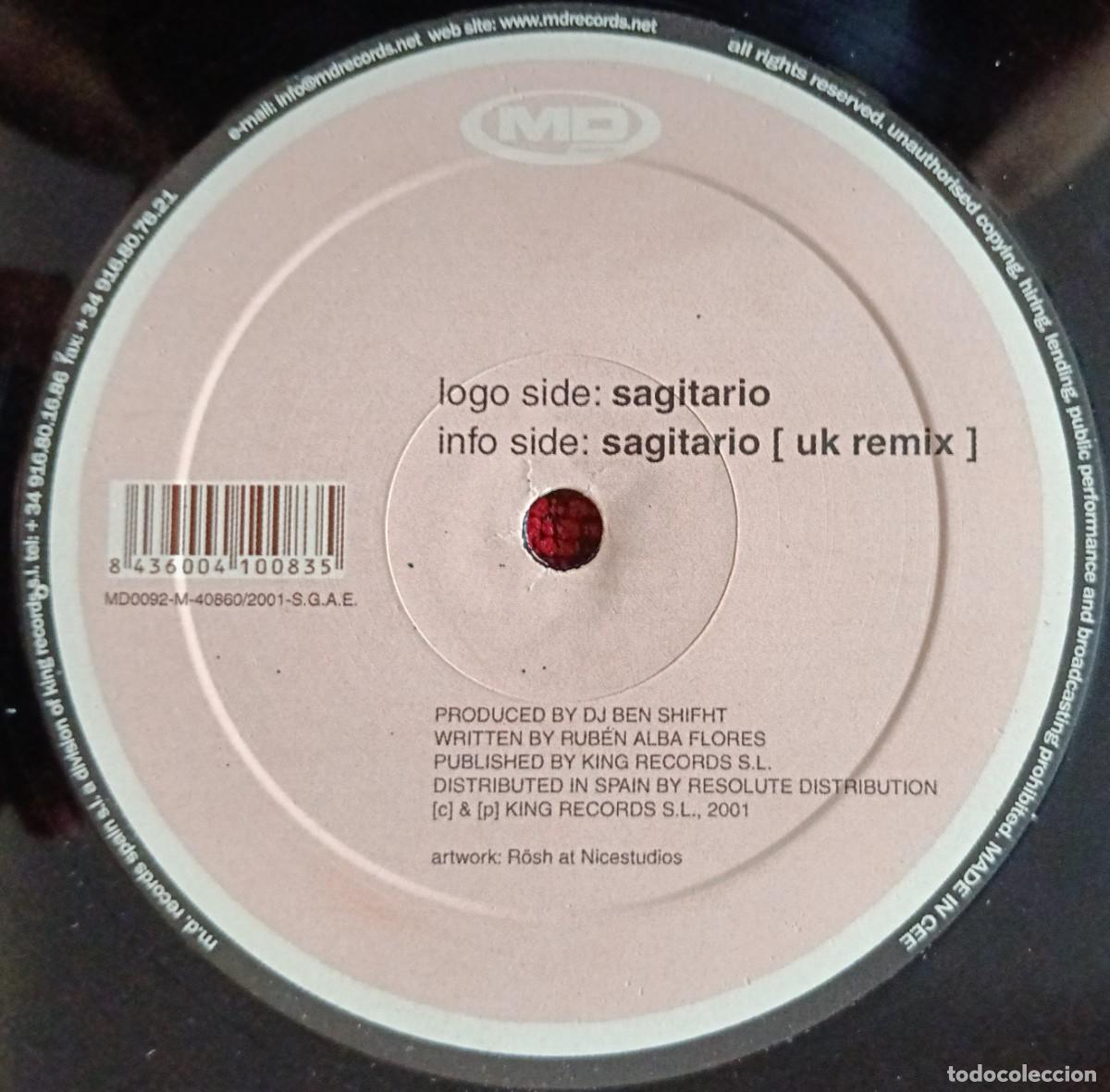 Discos de vinilo: BEN SHIFT ** Sagitario ** MAXI SINGLE VINILO 2001 - Foto 3