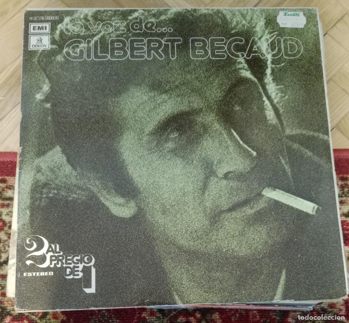 Discos de vinilo: Gilbert B&eacute;caud &ndash; La Voz De... Doble Lp Espa&ntilde;a 1977