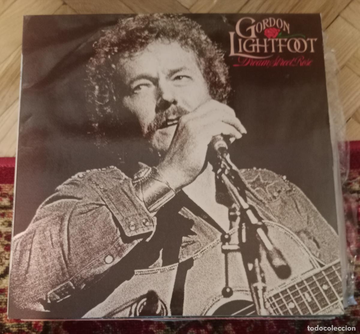 Discos de vinilo: Gordon Lightfoot &ndash; Dream Street Rose Lp Espa&ntilde;a 1980