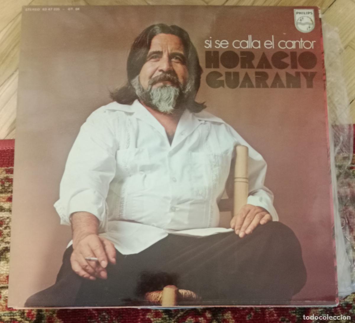 Discos de vinilo: Horacio Guarany &ndash; Si Se Calla El Cantor Lp Espa&ntilde;a 1975