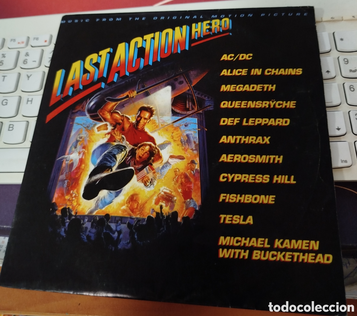 Discos de vinilo: AC/DC - big gun Last Action Hero . BSO. Promocional