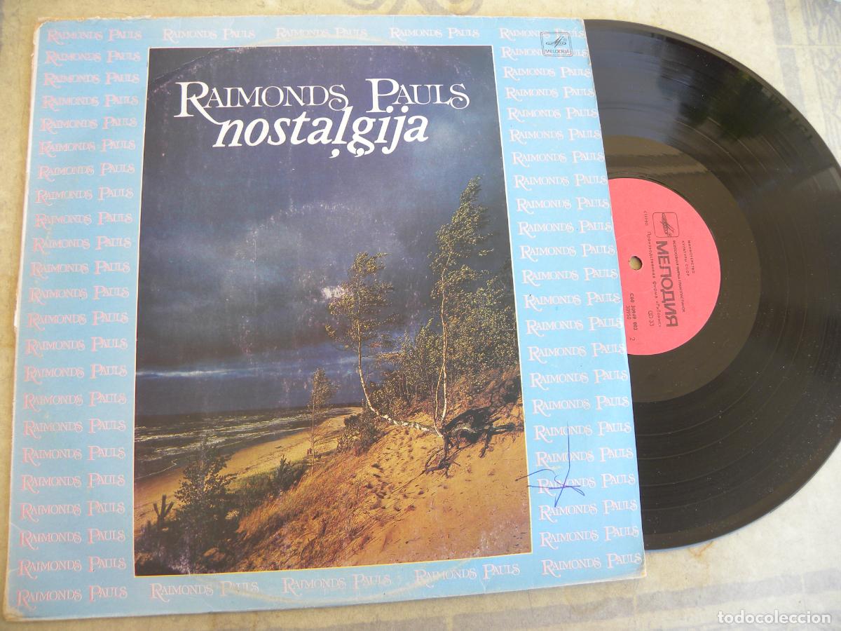 Discos de vinilo: RAIMONDS PAUL -NOSTALGIJA -LP 1990 -PEDIDO MINIMO3 EUROS