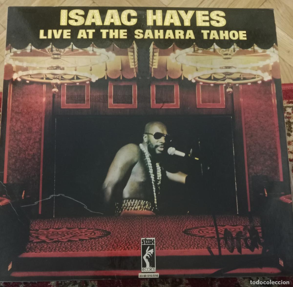 Discos de vinilo: Isaac Hayes &ndash; Live At The Sahara Tahoe Doble Lp Espa&ntilde;a 1973