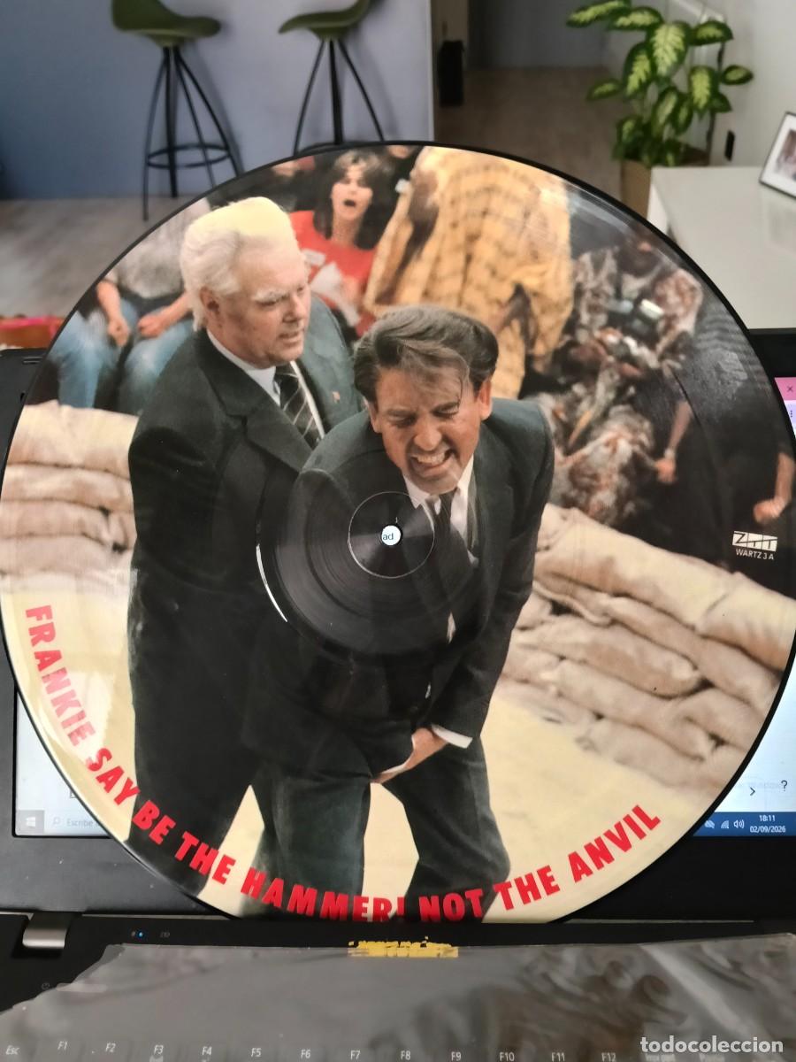 Discos de vinilo: RAR PICTURE DISC. MAXI 12. FRANKIE GOES TO HOLLYWOOD. WAR.